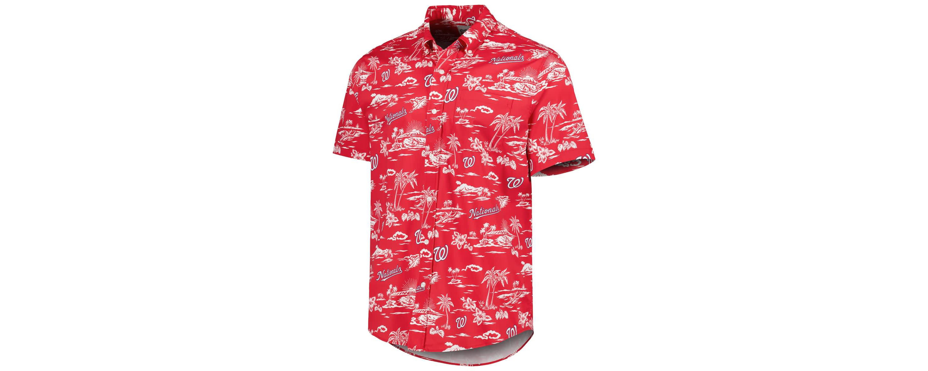 MLB Washington Nationals Kekai Performance Button-Down Shirt