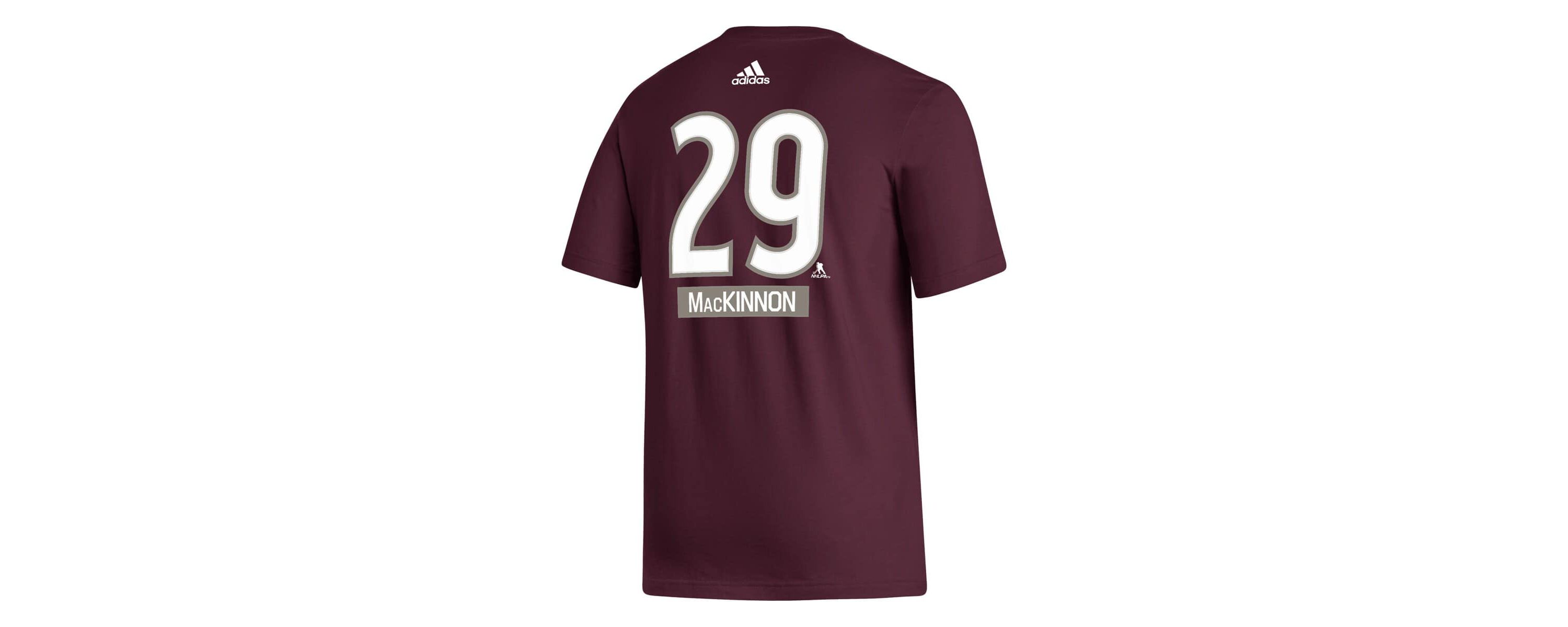 NHL Nathan MacKinnon Colorado Avalanche Fresh Name & Number T-Shirt