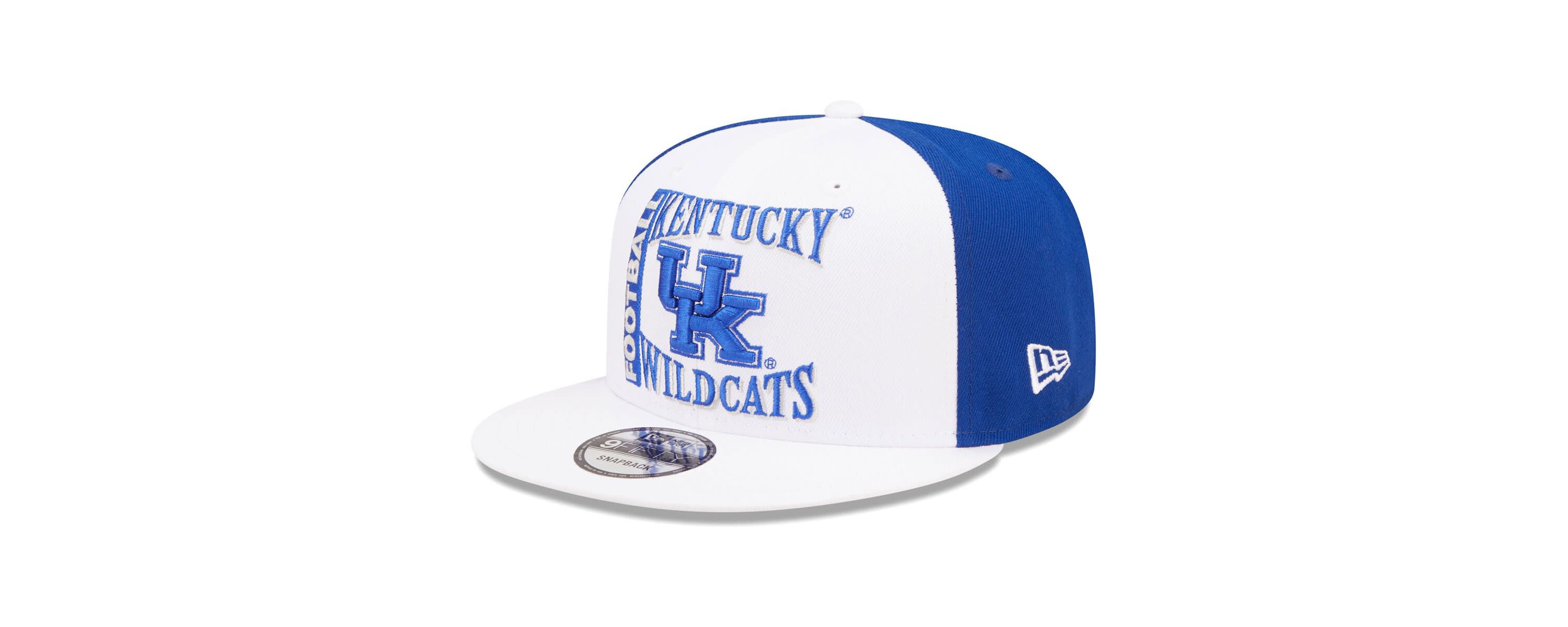 NCAA White/Blue Kentucky Wildcats Retro Sport 9FIFTY Snapback Hat