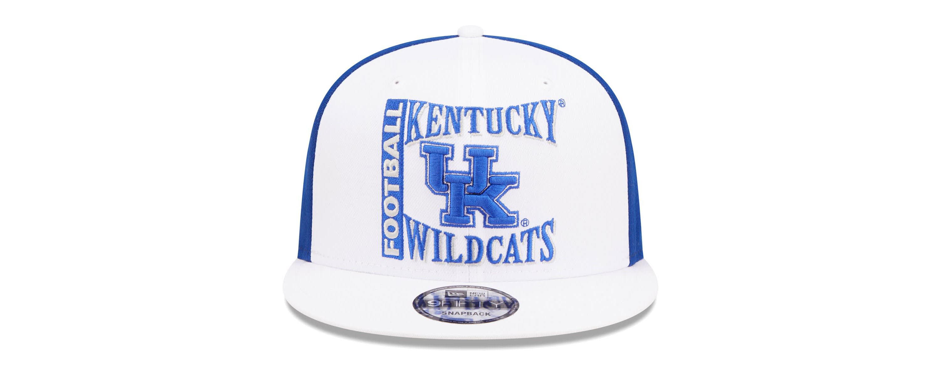 NCAA White/Blue Kentucky Wildcats Retro Sport 9FIFTY Snapback Hat