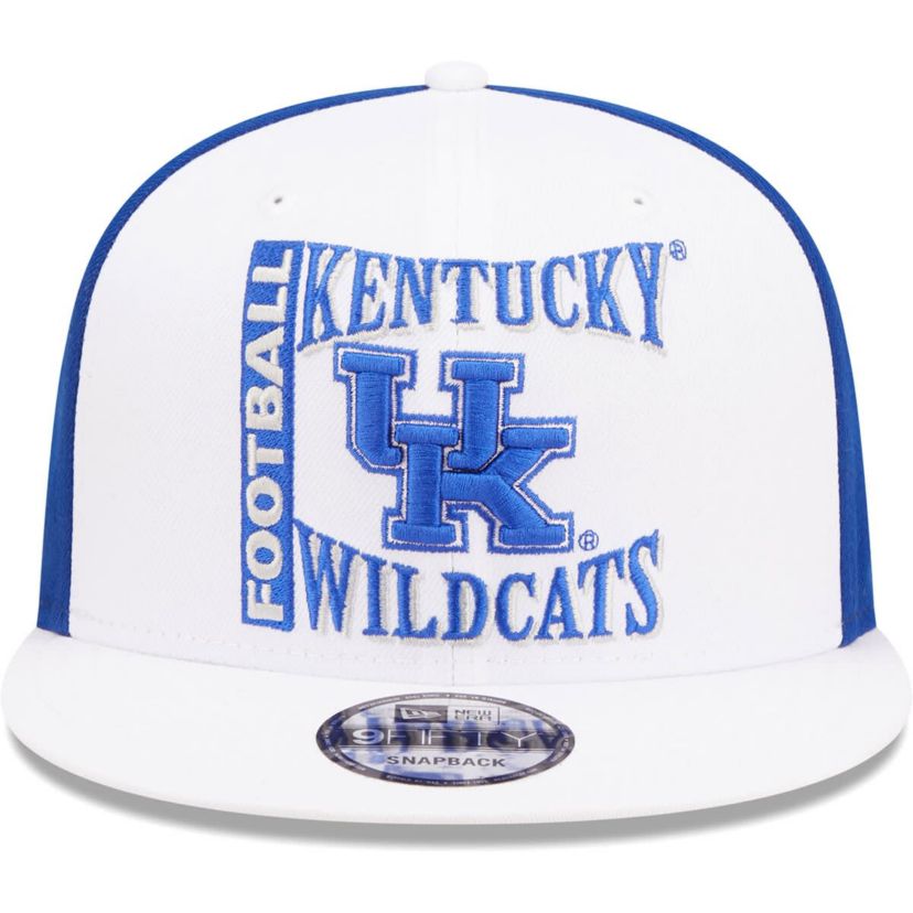 NCAA White/Blue Kentucky Wildcats Retro Sport 9FIFTY Snapback Hat