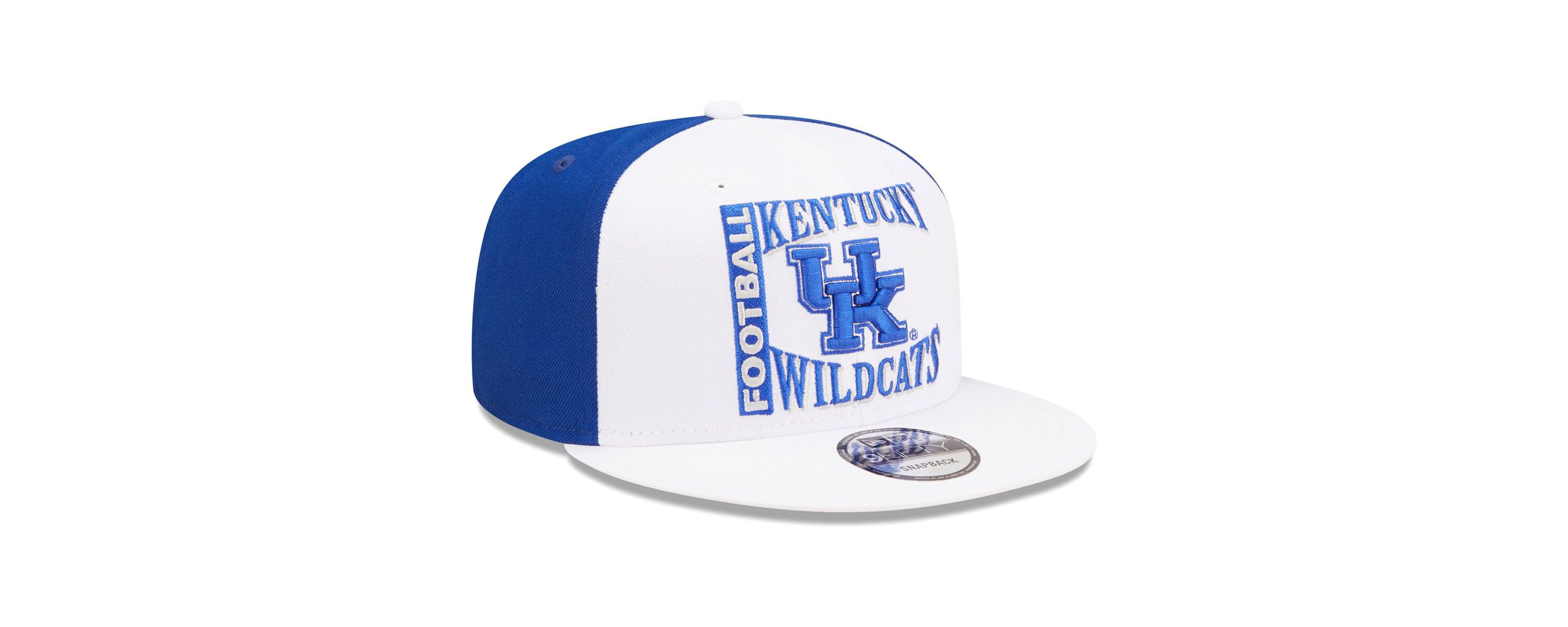NCAA White/Blue Kentucky Wildcats Retro Sport 9FIFTY Snapback Hat