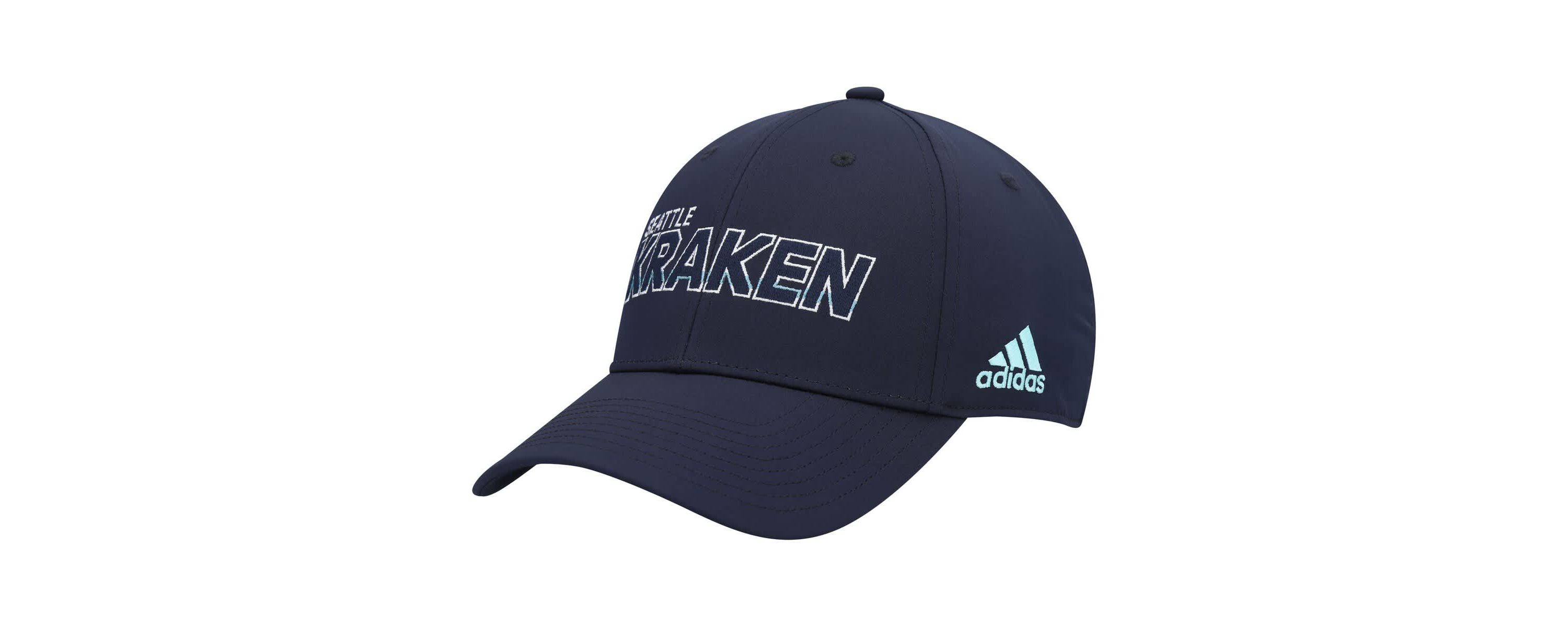 NHL Deep Sea Seattle Kraken Team Bar Flex Hat
