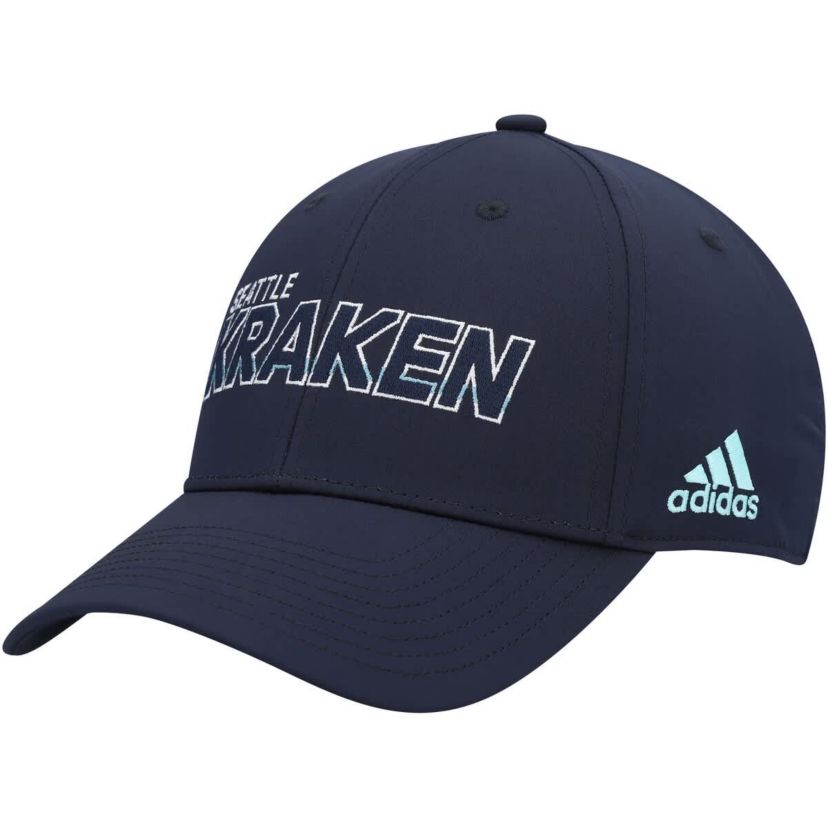 NHL Deep Sea Seattle Kraken Team Bar Flex Hat