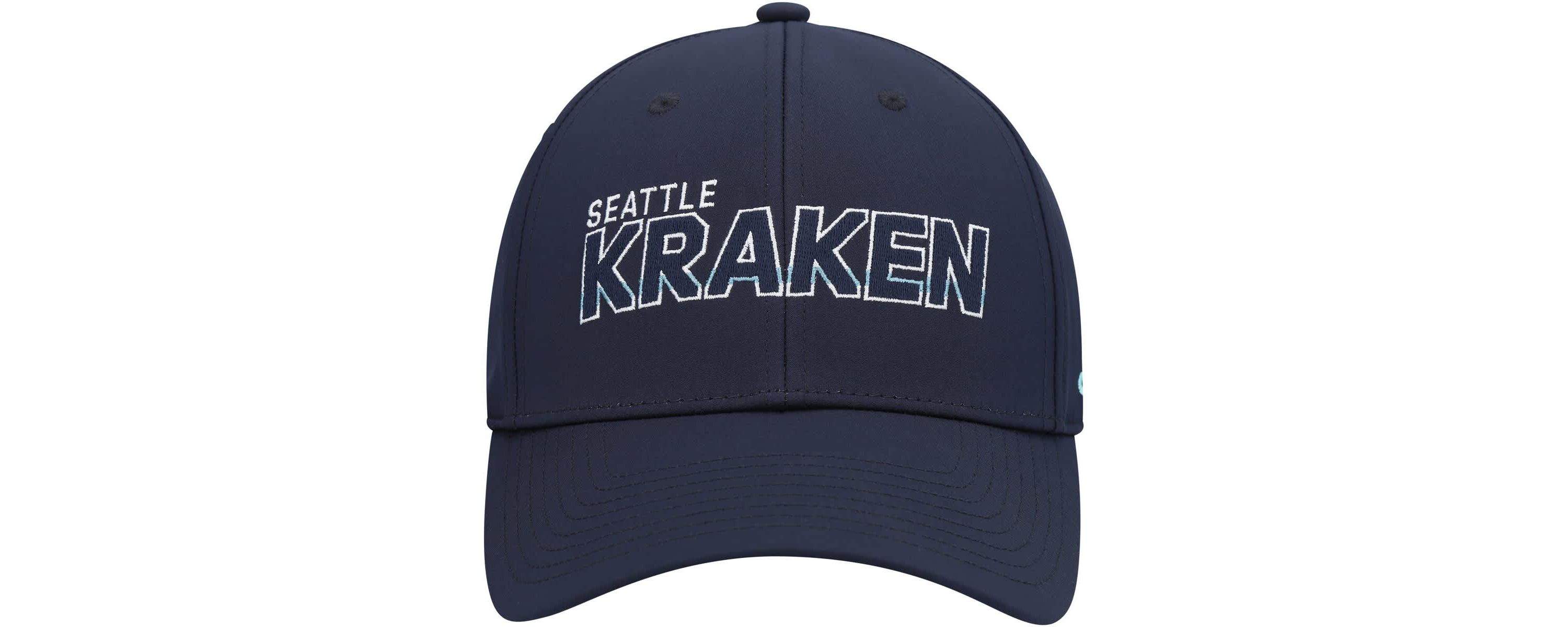 NHL Deep Sea Seattle Kraken Team Bar Flex Hat