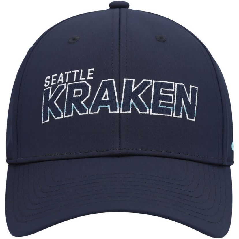 NHL Deep Sea Seattle Kraken Team Bar Flex Hat