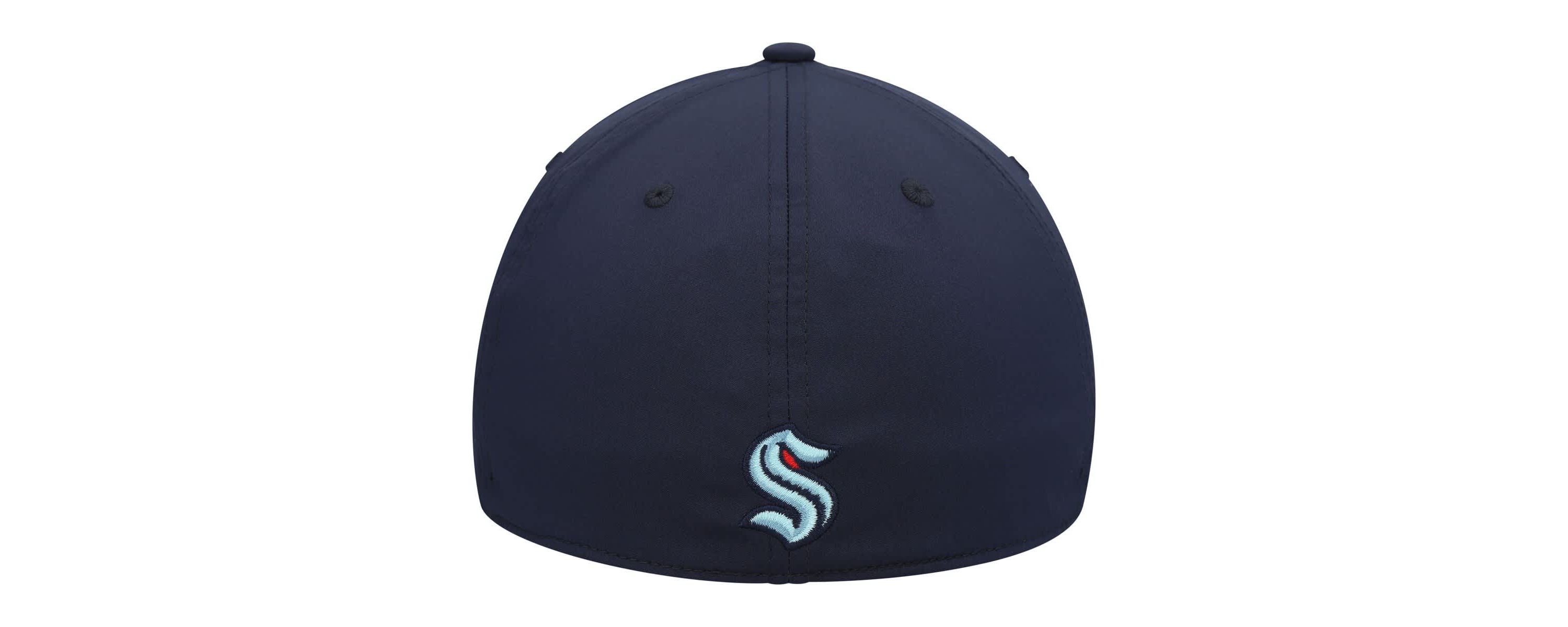 NHL Deep Sea Seattle Kraken Team Bar Flex Hat