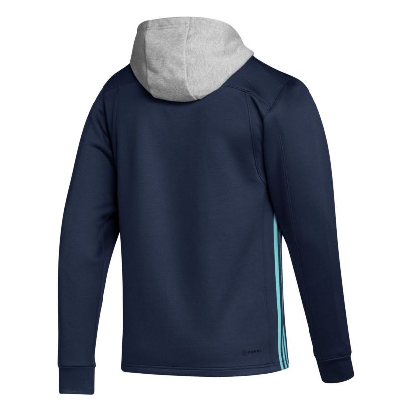 NHL Deep Sea Seattle Kraken Skate Lace Primeblue Team Pullover Hoodie