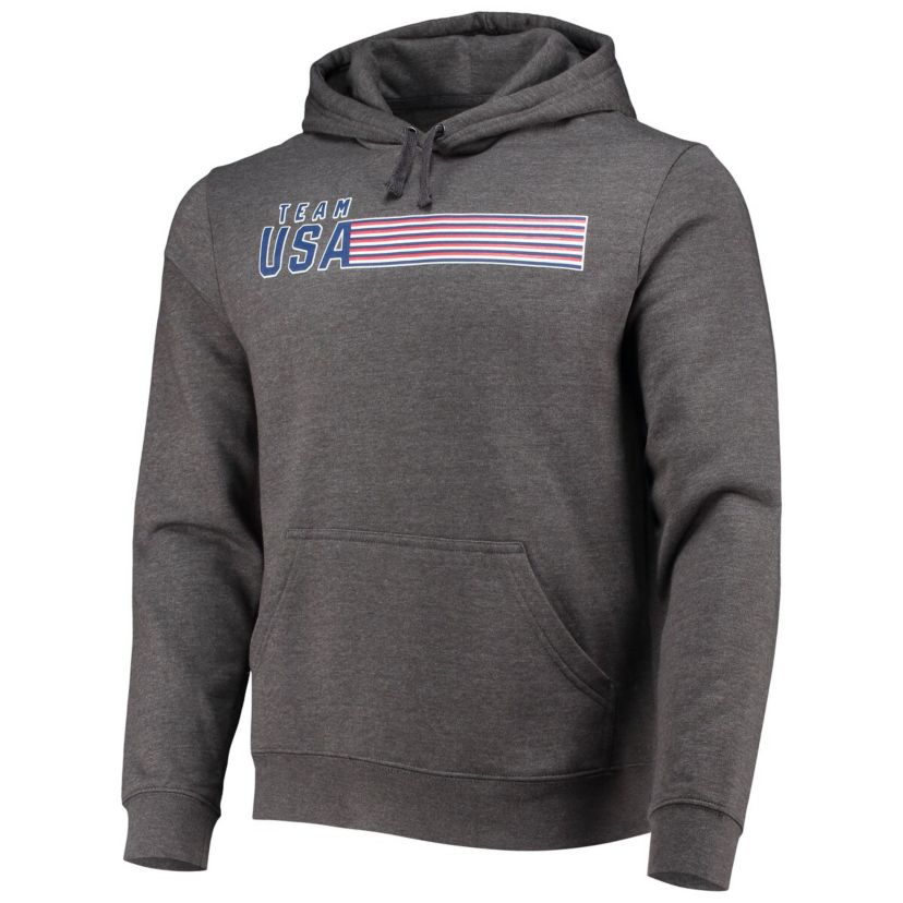 Olympics Fanatics Team USA Repeat Fitted Pullover Hoodie