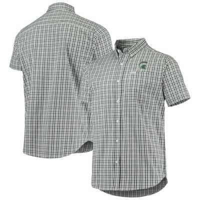 Columbia Men's NCAA Michigan State Spartans Rapid Rivers Logo Button-Down Shirt -  32041554693898