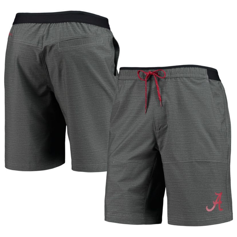 Alabama Crimson Tide NCAA Heathered Alabama Tide Twisted Creek Omni-Shield Shorts