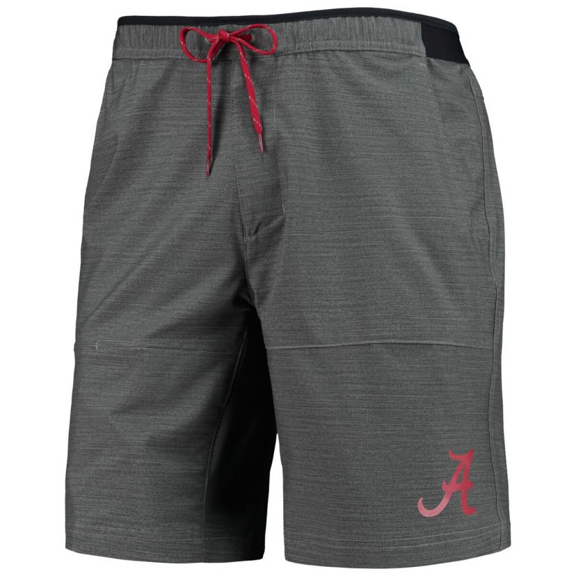 Alabama Crimson Tide NCAA Heathered Alabama Tide Twisted Creek Omni-Shield Shorts