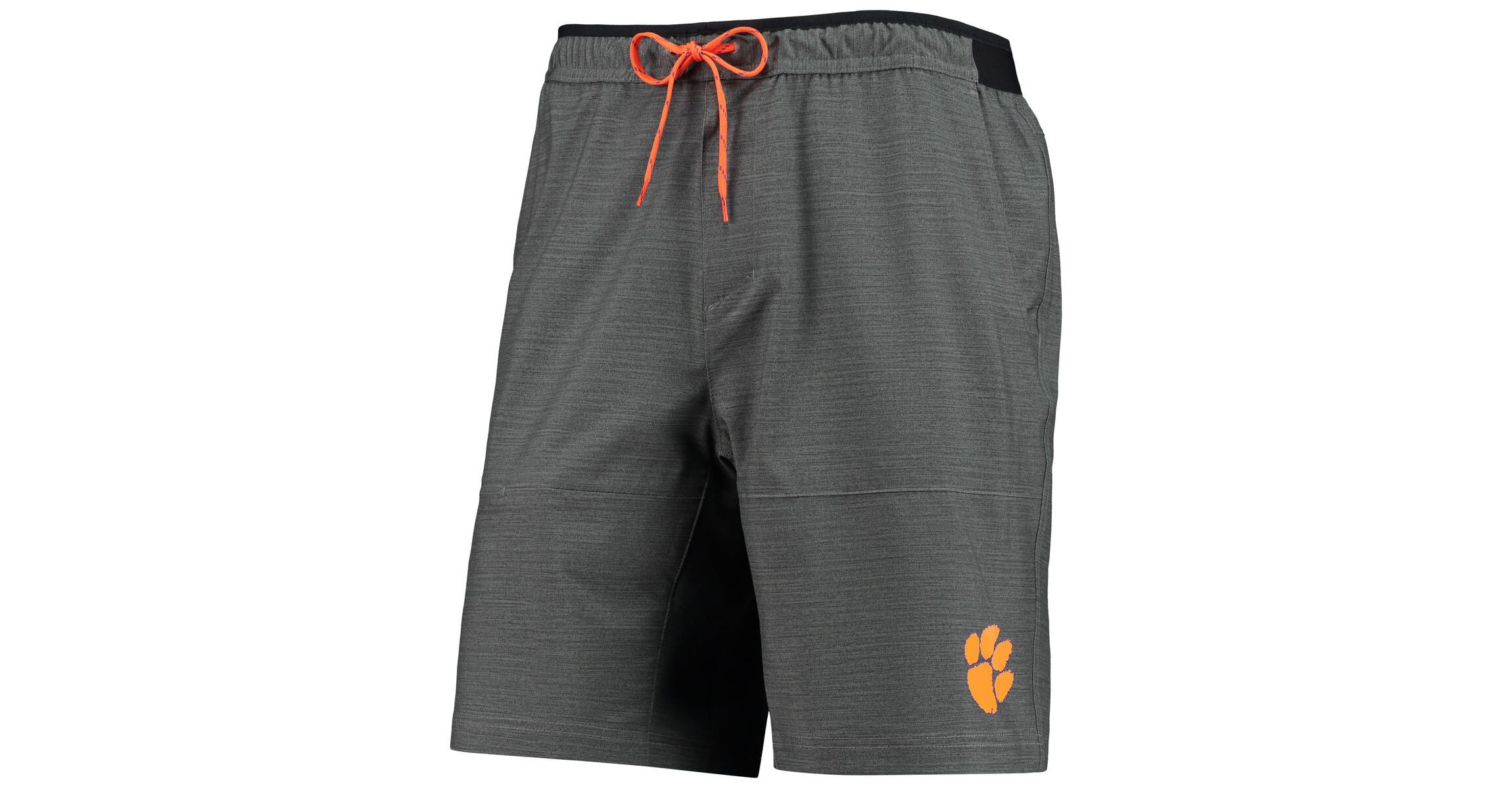NCAA Heathered Clemson Tigers Twisted Creek Omni-Shield Shorts