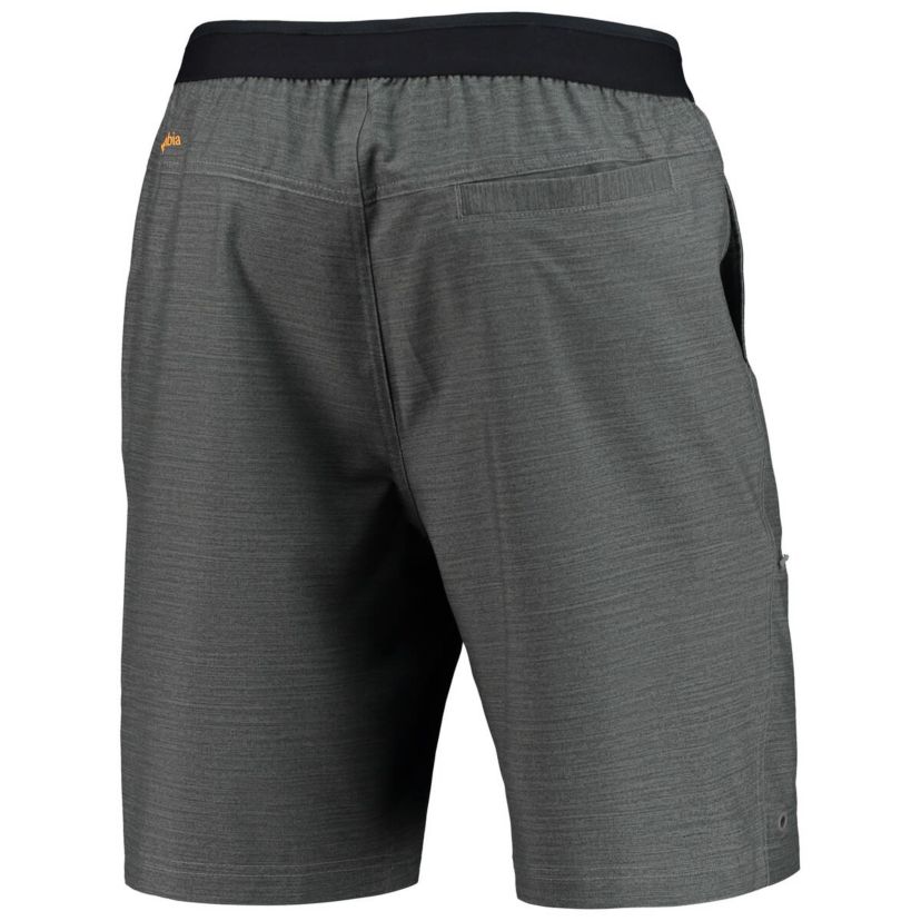 NCAA Heathered Clemson Tigers Twisted Creek Omni-Shield Shorts