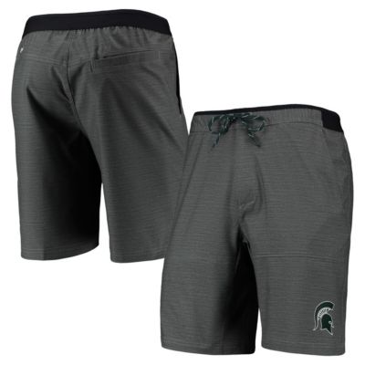 Columbia Men's NCAA Michigan State Spartans Twisted Creek Omni-Shield Shorts, Gray, Small -  0194894738658