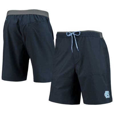 Columbia Men's NCAA Heathered North Carolina Tar Heels Twisted Creek Omni-Shield Shorts, Navy Blue, Small -  0194894738719