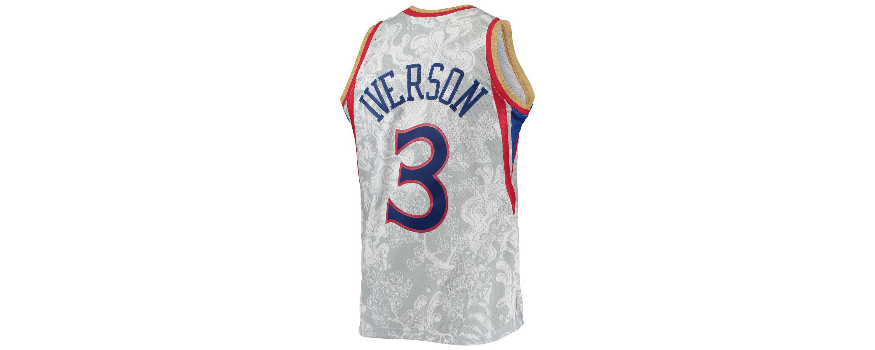 NBA Allen Iverson Philadelphia 76ers Hardwood Classics 1996/97 Lunar New Year Swingman Jersey