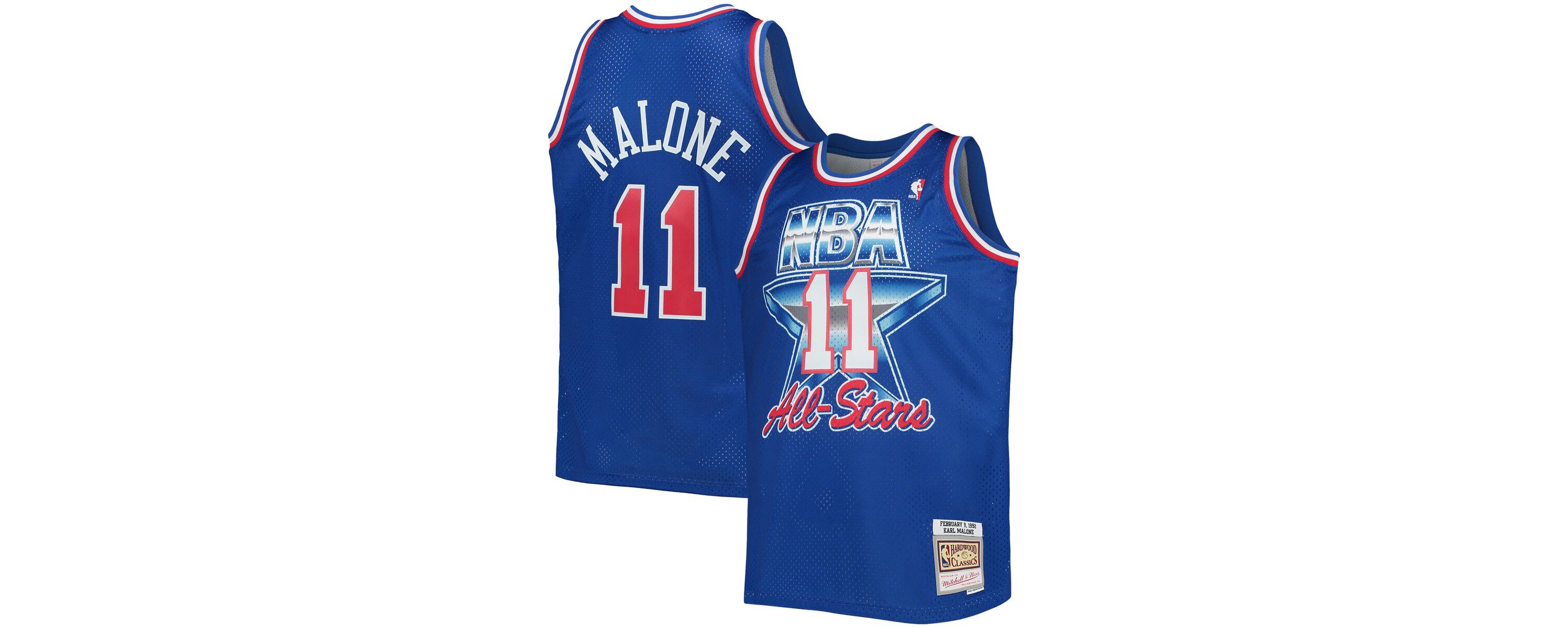 NBA Karl Malone Western Conference Hardwood Classics 1992 NBA All-Star Game Swingman Jersey