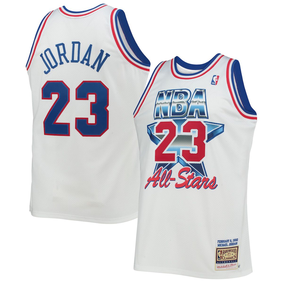 NBA Michael Jordan Eastern Conference Hardwood Classics 1992 NBA All-Star Game Authentic Jersey