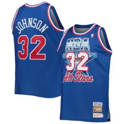 Mitchell  Ness Mens NBA Magic Johnson Western Conference Hardwood Classics 1992 NBA AllStar Game Authentic Jersey