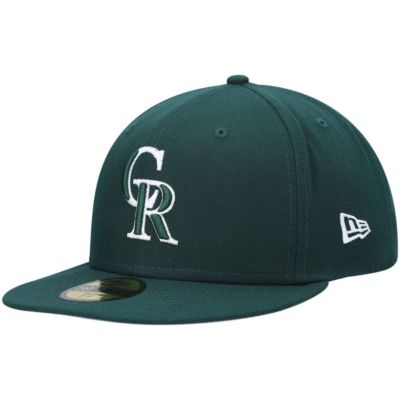 New Era Men's MLB Colorado Rockies Logo 59FIFTY Fitted Hat