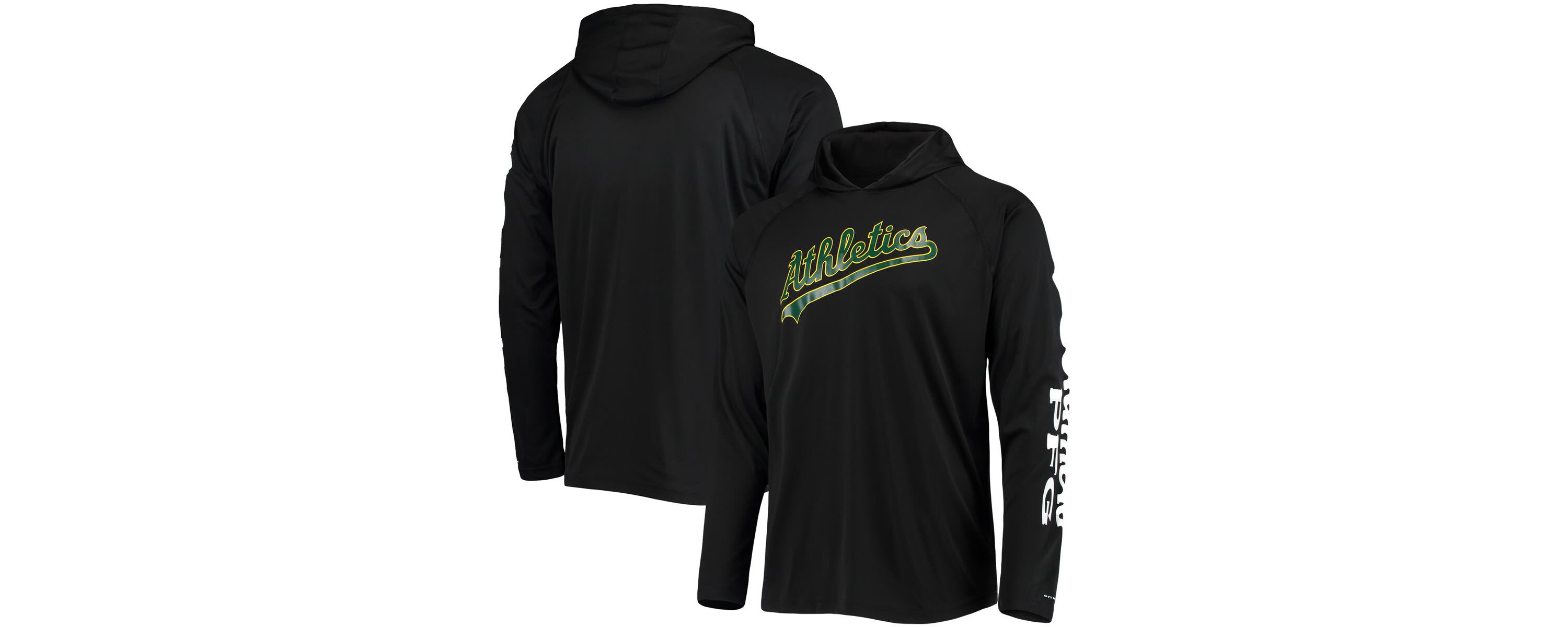 Oakland Athletics MLB Athletics Terminal Tackle Omni-Shade Raglan Pullover Hoodie
