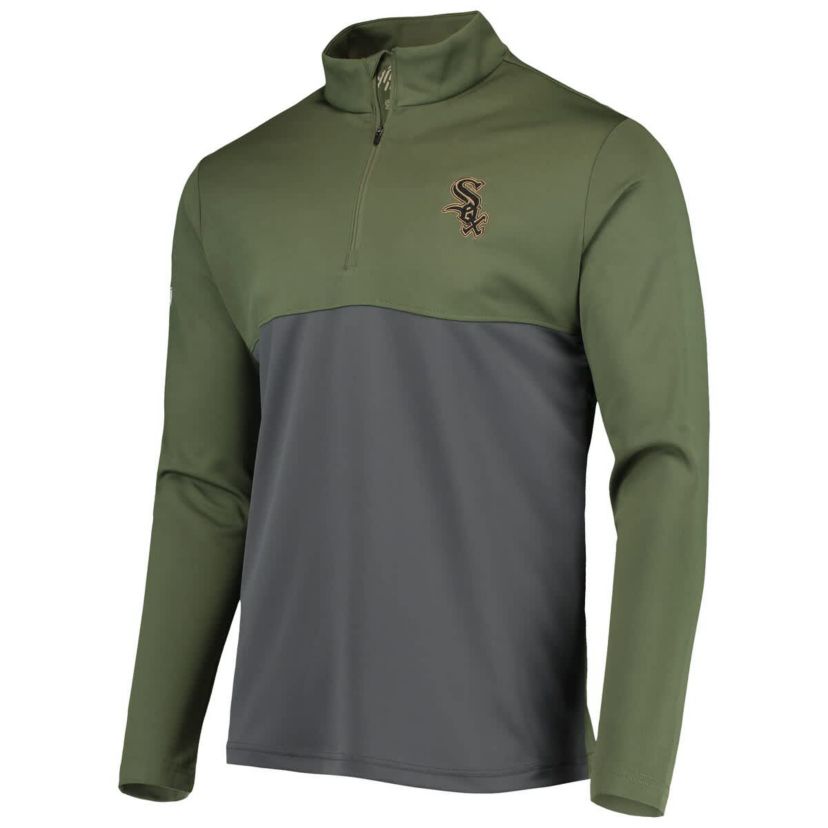 Chicago White Sox MLB Chicago Sox Delta Pursue Quarter-Zip Jacket