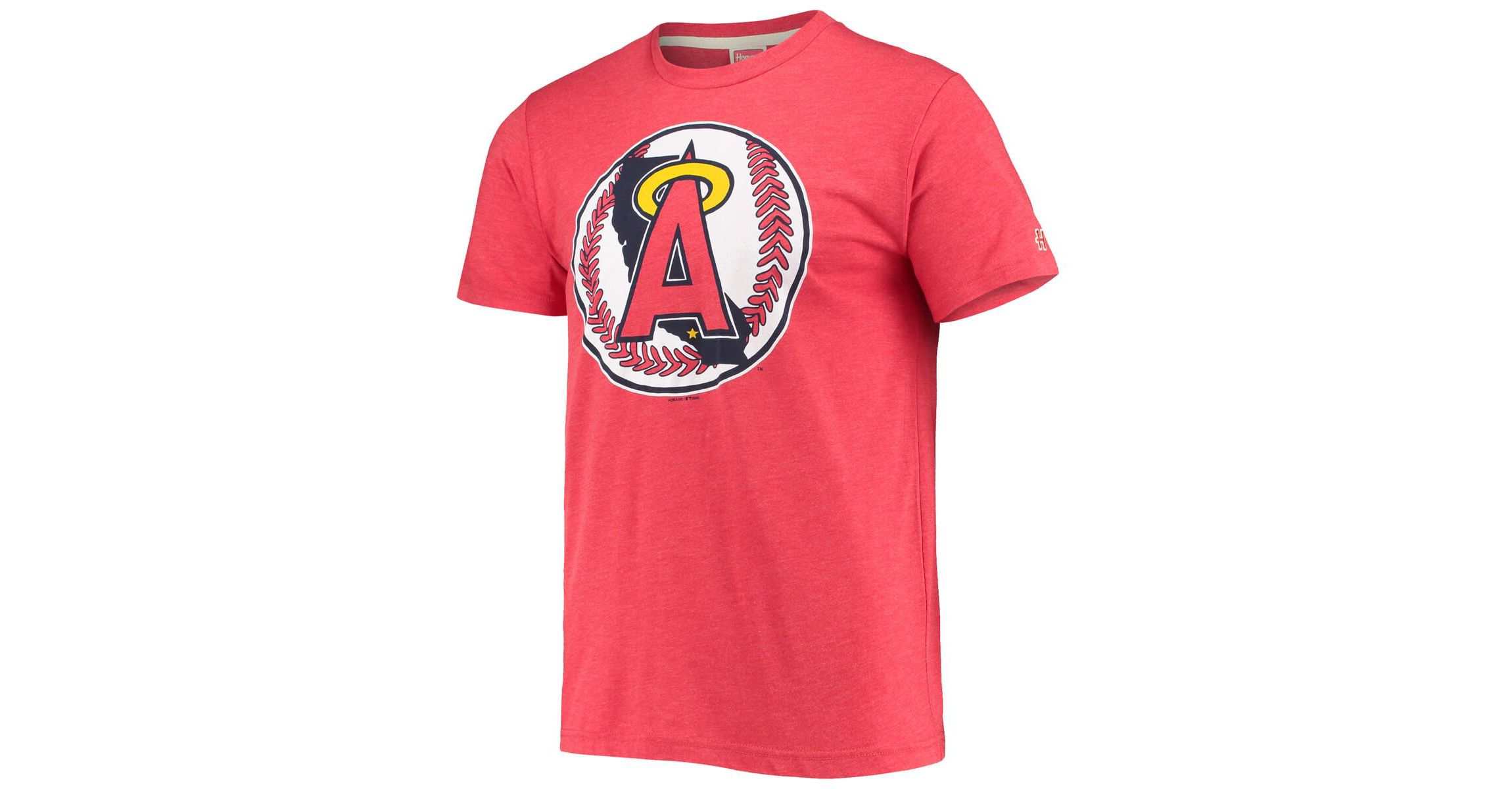 MLB Los Angeles Angels Hand-Drawn Logo Tri-Blend T-Shirt