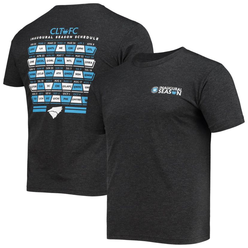 MLS Charlotte FC Inaugural Season Tri-Blend T-Shirt