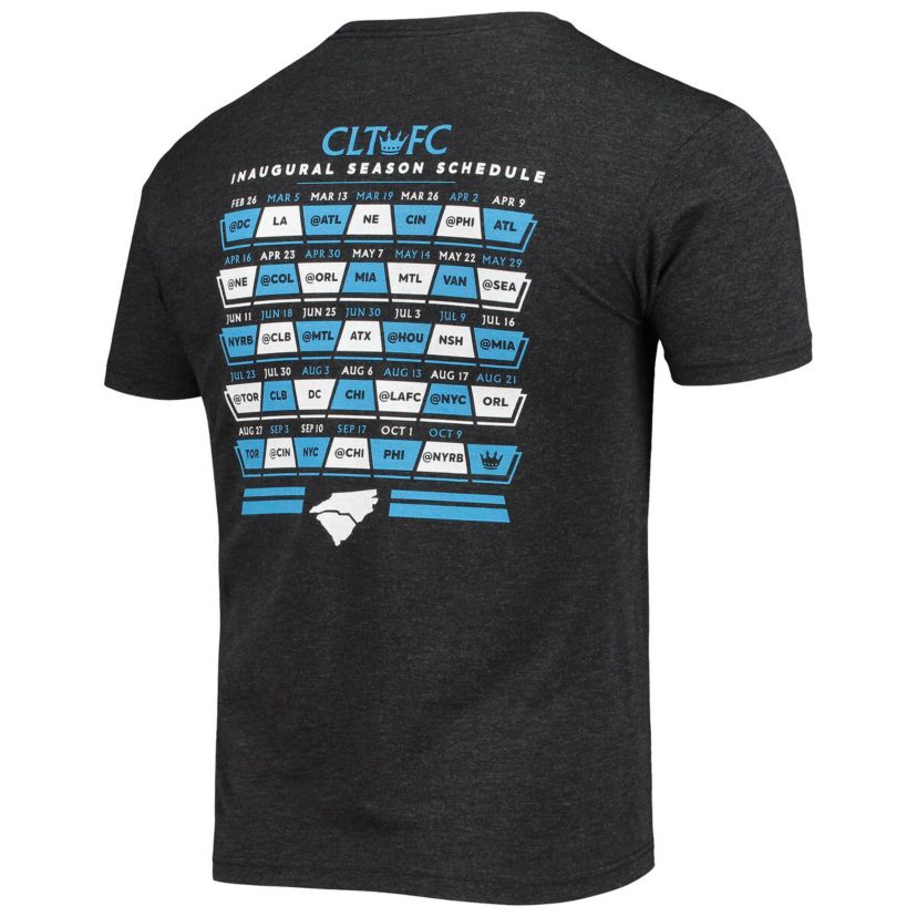 MLS Charlotte FC Inaugural Season Tri-Blend T-Shirt
