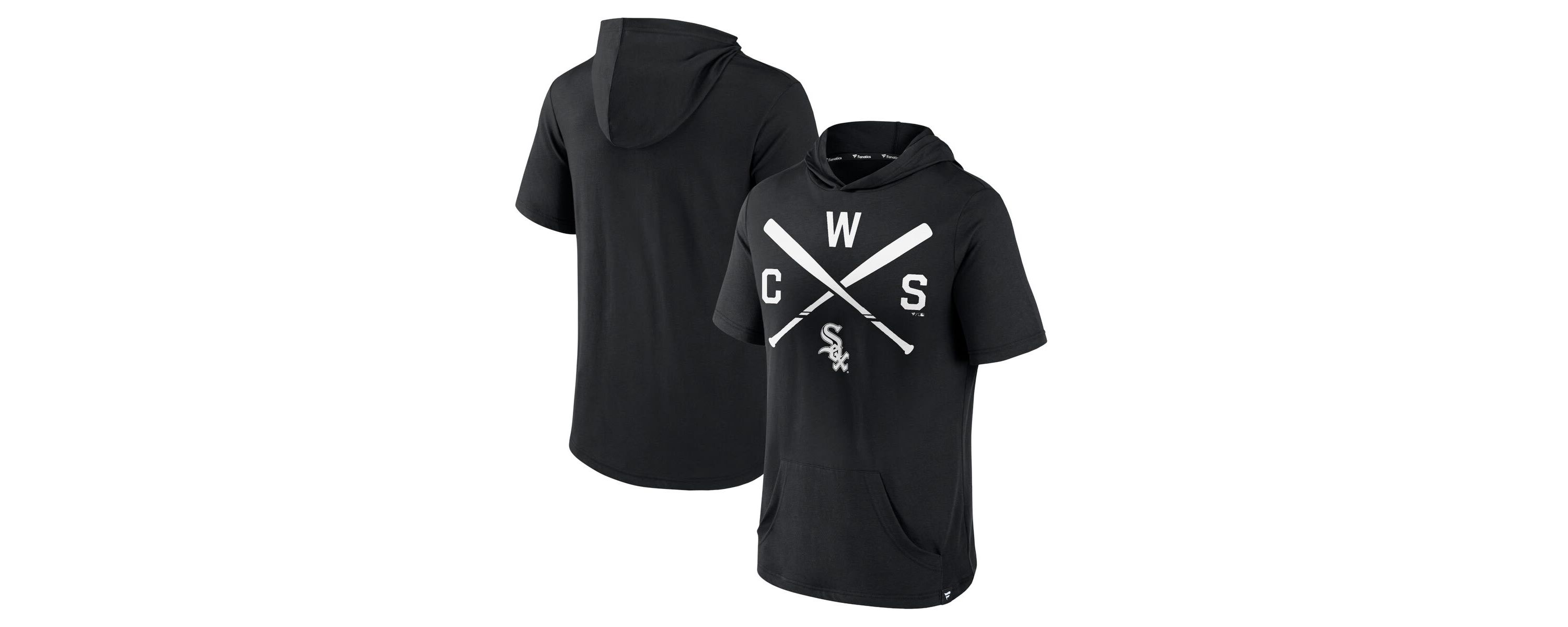 Chicago White Sox MLB Fanatics Chicago Sox Iconic Rebel Short Sleeve Hooded Top
