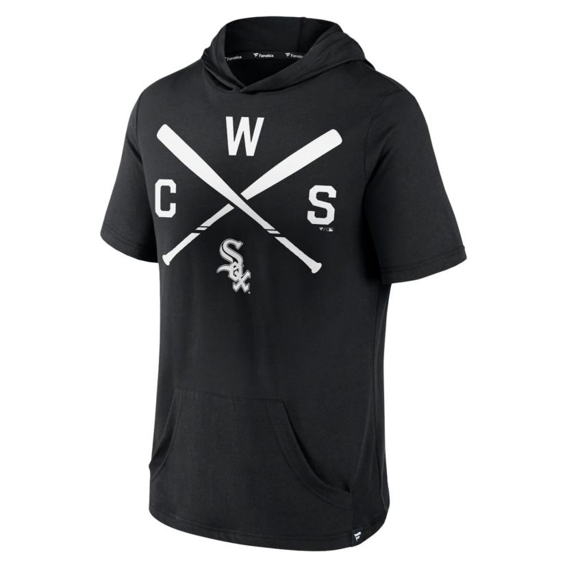 Chicago White Sox MLB Fanatics Chicago Sox Iconic Rebel Short Sleeve Hooded Top