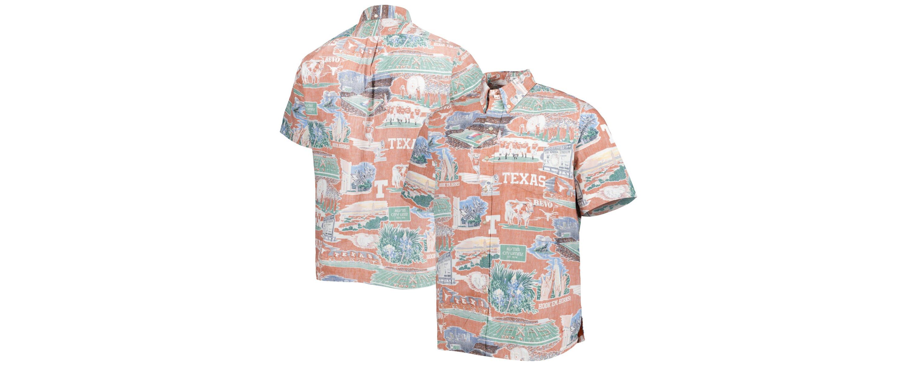 NCAA Texas Texas Longhorns Scenic Button-Down Shirt
