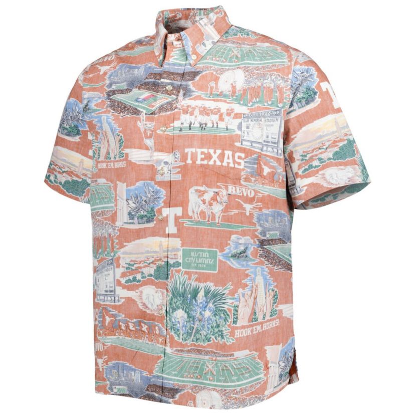 NCAA Texas Texas Longhorns Scenic Button-Down Shirt