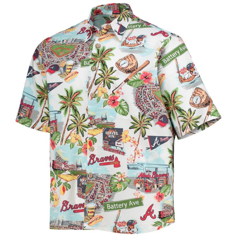 MLB Atlanta Braves Scenic Button-Up Shirt