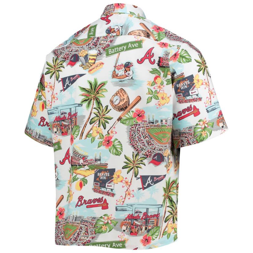 MLB Atlanta Braves Scenic Button-Up Shirt