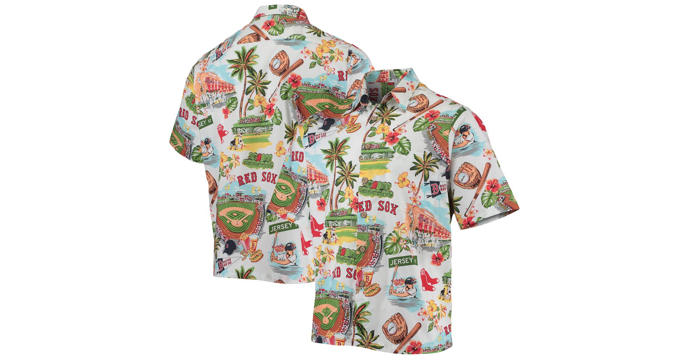 Boston Red Sox MLB Boston Sox Scenic Button-Up Shirt