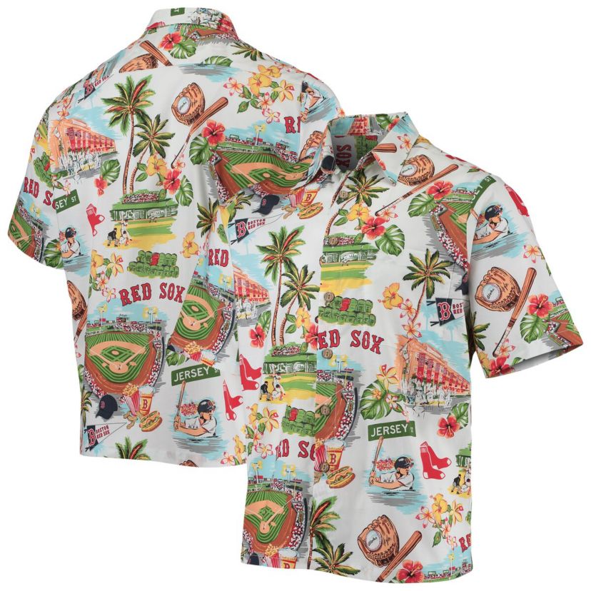 Boston Red Sox MLB Boston Sox Scenic Button-Up Shirt