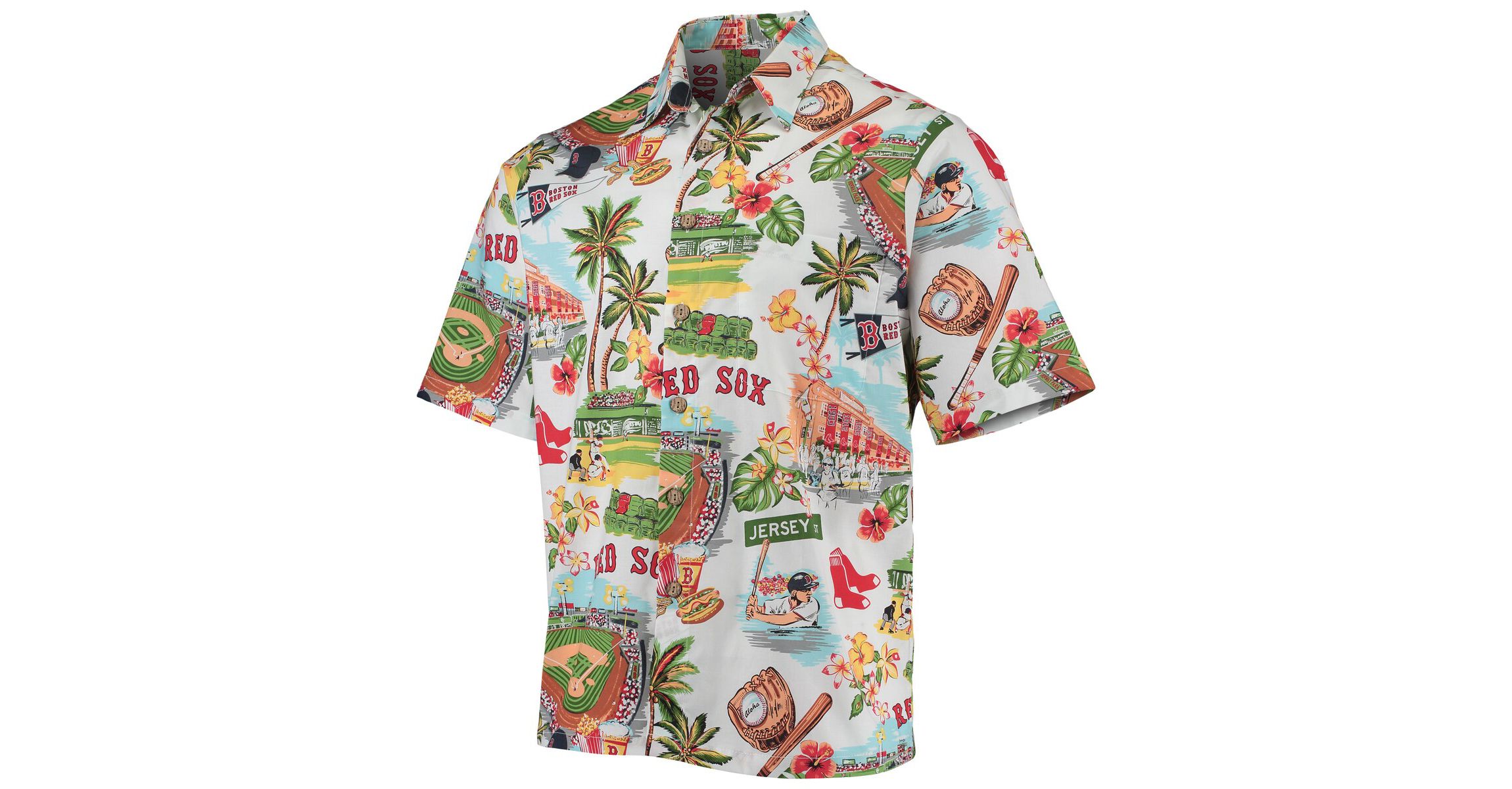 Boston Red Sox MLB Boston Sox Scenic Button-Up Shirt