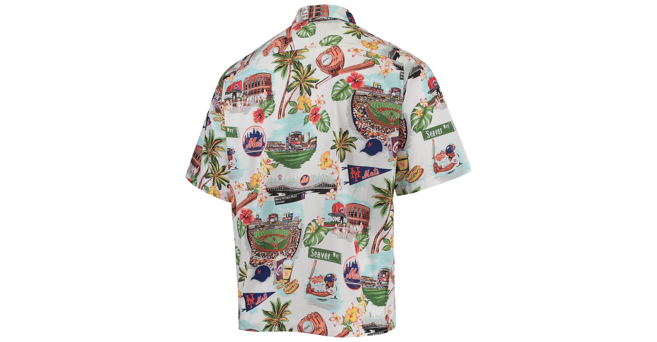 MLB New York Mets Scenic Button-Up Shirt