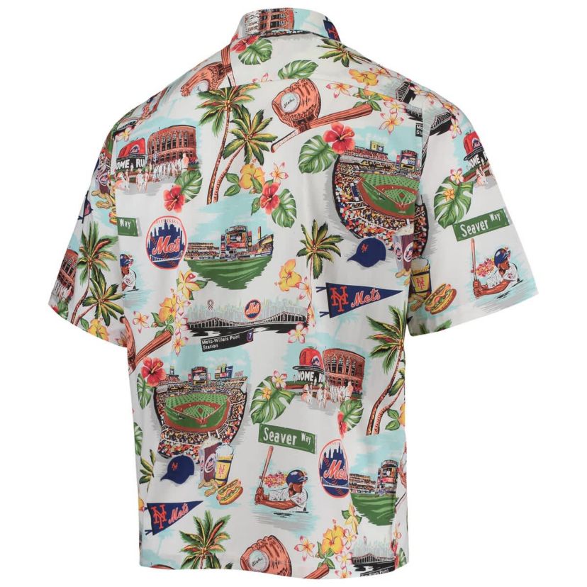 MLB New York Mets Scenic Button-Up Shirt