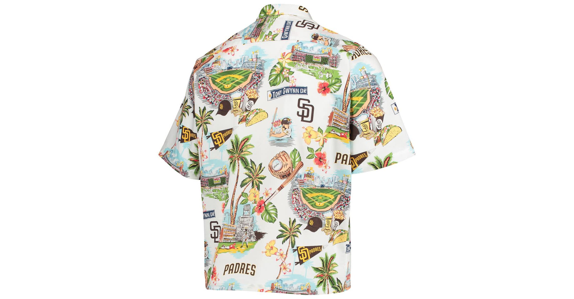 MLB San Diego Padres Scenic Logo Button-Up Shirt