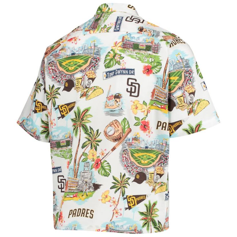 MLB San Diego Padres Scenic Logo Button-Up Shirt