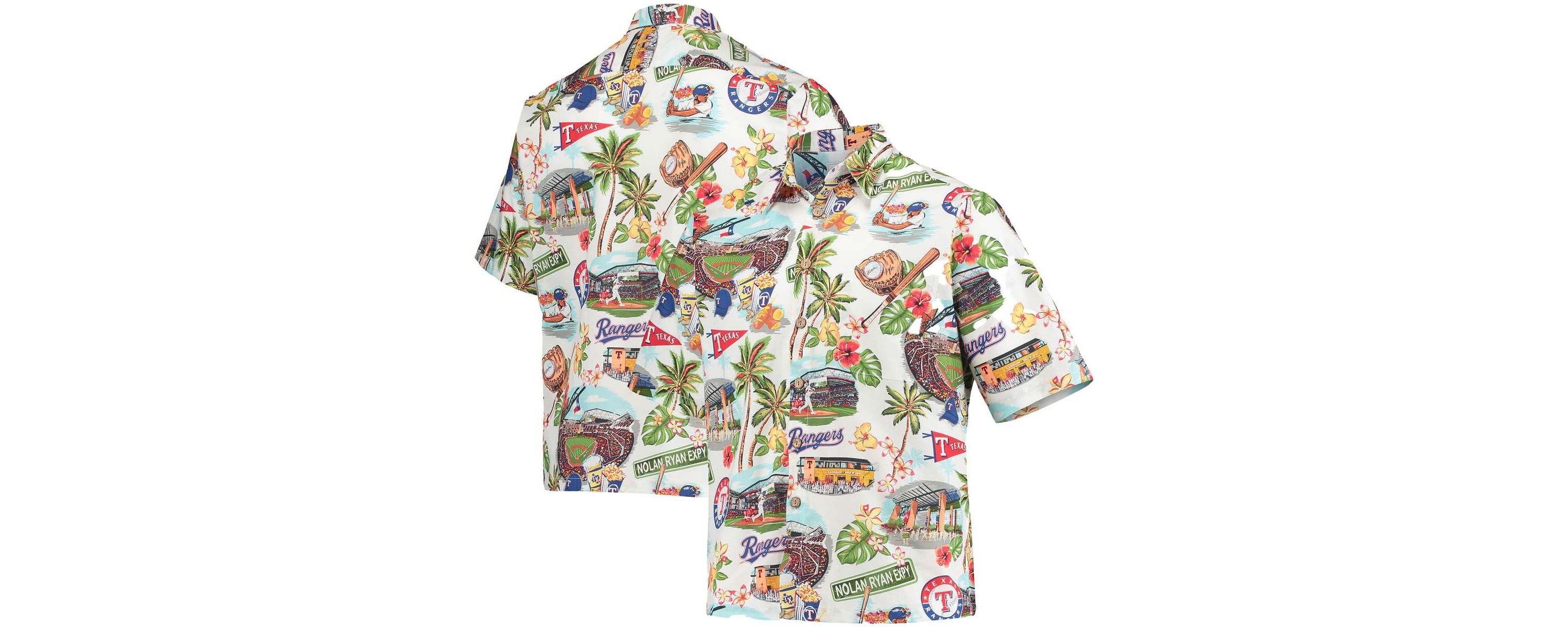 MLB Texas Rangers Scenic Button-Up Shirt
