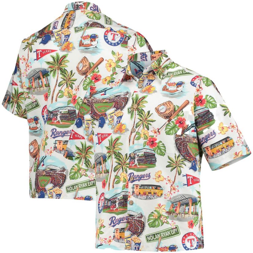 MLB Texas Rangers Scenic Button-Up Shirt