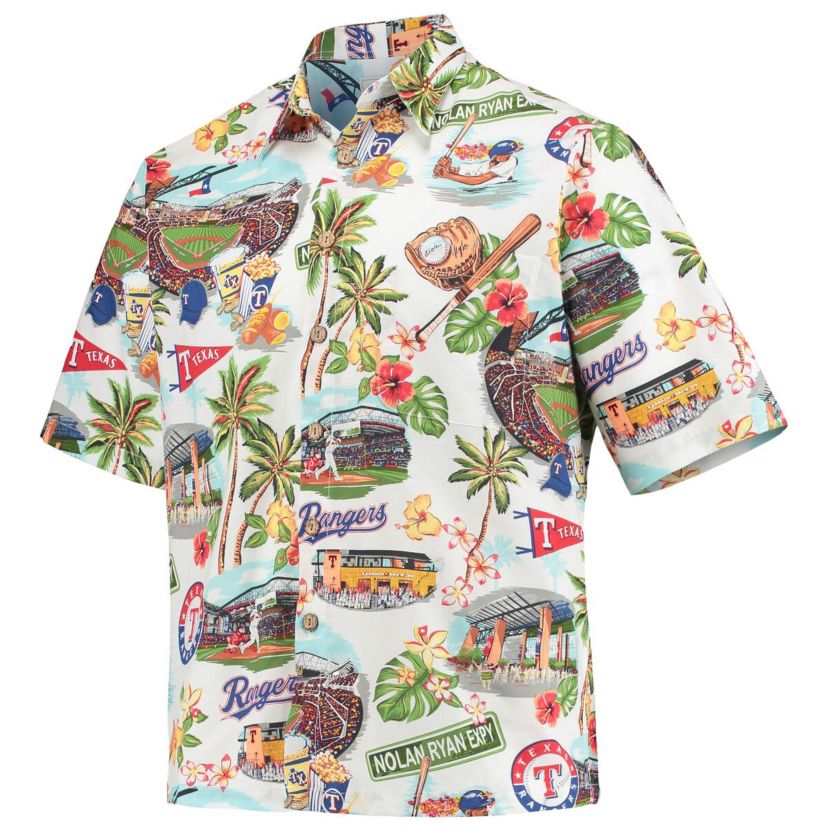 MLB Texas Rangers Scenic Button-Up Shirt