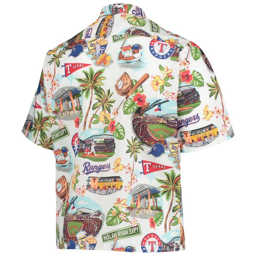 MLB Texas Rangers Scenic Button-Up Shirt