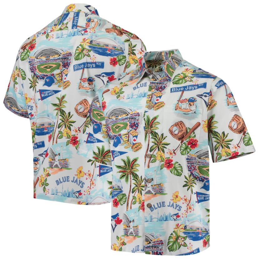 Toronto Blue Jays MLB Toronto Jays Scenic Button-Up Shirt