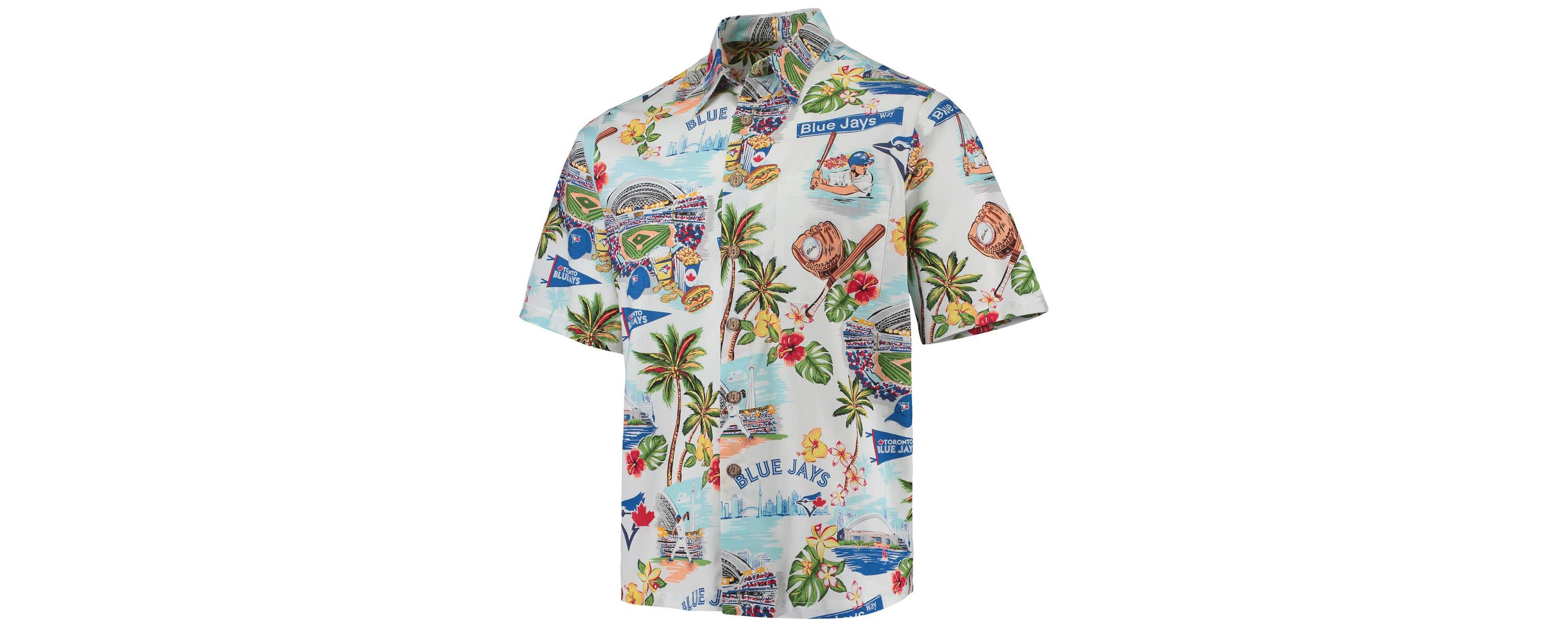 Toronto Blue Jays MLB Toronto Jays Scenic Button-Up Shirt