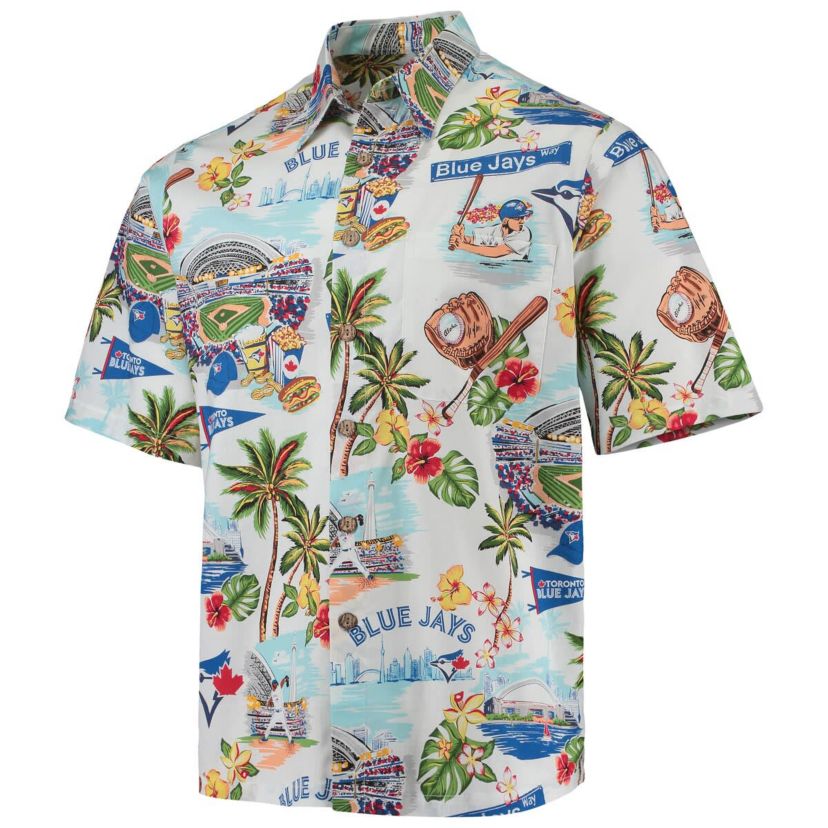 Toronto Blue Jays MLB Toronto Jays Scenic Button-Up Shirt